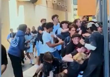 Watch shocking moment crazed Boxing Day STAMPEDE erupts after influencer tells teen fans to ‘rob’ store sparking carnage