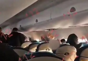 Harrowing footage shows passengers moments before fireball plane crash in Kazakhstan as jet ‘likely shot down by Russia’