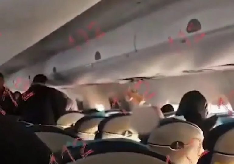 Harrowing footage shows passengers moments before fireball plane crash in Kazakhstan as jet ‘likely shot down by Russia’