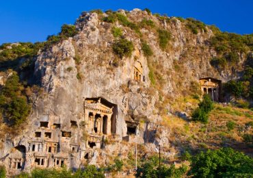 Inside ancient cities of the dead where people were buried in cliff faces – with bizarre tie to Santa Claus