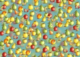 Everyone can see the fruit but you have 20/20 vision if you can spot the lemon in less than 5 secs in this brain teaser