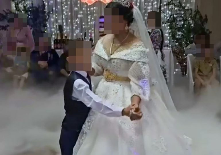 ‘First dance’ vid of eight-year-old GROOM marrying girl, 13, sparks shock in Russia after illegal arranged ceremony