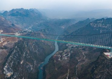 World’s tallest bridge TWICE the height of the Eiffel Tower soaring 2,000ft over deep river valley will be open in 2025