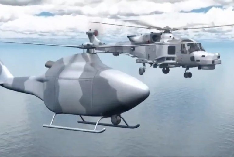 Watch incredible unmanned submarine-hunting helicopter dubbed Proteus – with drone set for Royal Navy trials in months