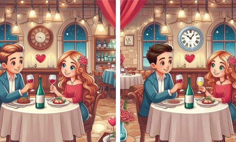 You have the brain of a genius if you can spot the 10 differences in this tricky brainteaser in just 180 seconds