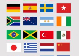 If you can spot what’s wrong with 9 national flags in under 180 seconds you have 20/20 vision AND above average IQ