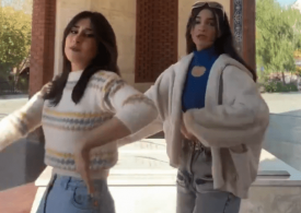 Teenage girls arrested over Instagram video showing them dancing in front of Iranian war memorial – and could face jail