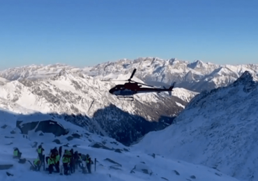 Horror avalanche kills three skiers after dragging them several hundred metres down 9,000ft mountain