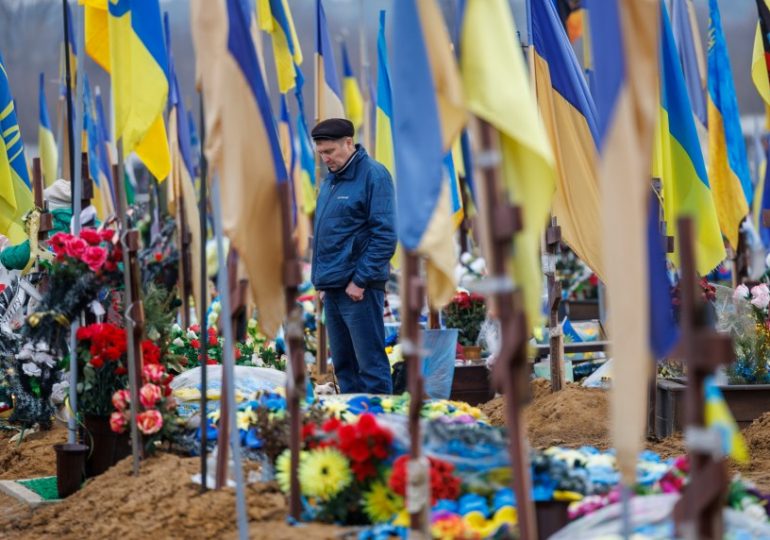 Inside the vast military cemetery that lays bare the 100,000 Ukrainian troops lost since Putin’s invasion