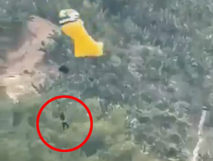 Horror moment tourist falls to her death in skydive tragedy after slipping out of her harness as she comes in to land