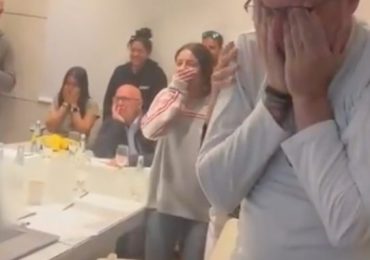 Tearjerking moment families of freed Israeli hostages celebrate as they watch livestream of daughters’ rescue from Gaza