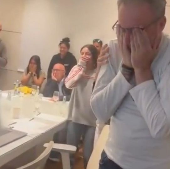 Tearjerking moment families of freed Israeli hostages celebrate as they watch livestream of daughters’ rescue from Gaza