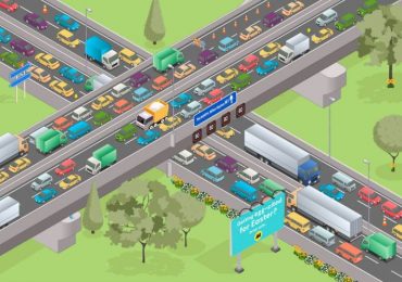 Everyone can see the busy motorway – but you have 20/20 vision if you can spot the 9 Easter eggs hidden in the traffic