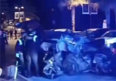 Two dead & 10 injured including baby after ‘drunk driver’ ploughs into packed restaurant in Brit hols hotspot
