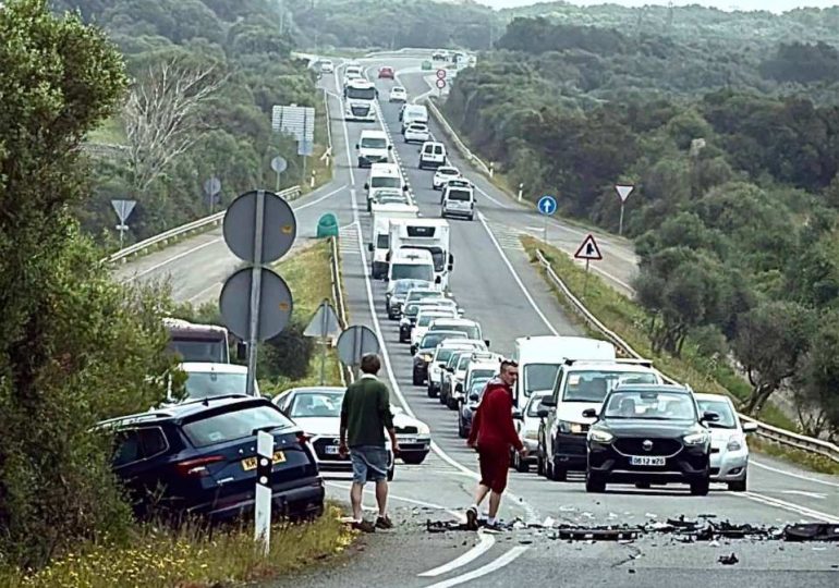 Brit woman, 59, fighting for life & 2nd tourist injured in horror car crash as they’re pulled from wreck on hols island