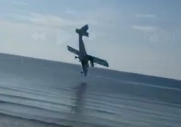 At least 5 killed after police plane crashes into the sea in Thailand as horror pics show aircraft nosedive into water