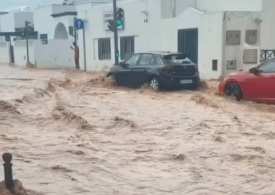 UK government issues Lanzarote travel warning after island was SWAMPED by floods in ‘catastrophic’ rainstorm