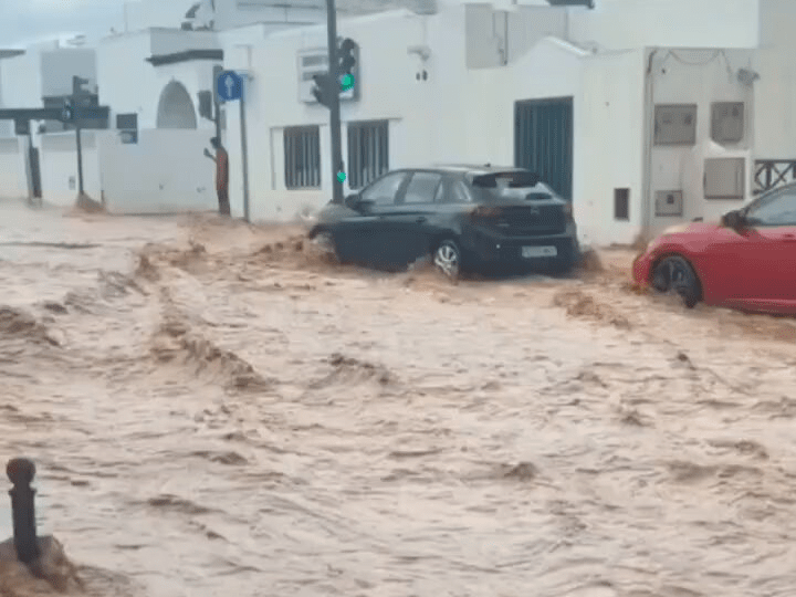UK government issues Lanzarote travel warning after island was SWAMPED by floods in ‘catastrophic’ rainstorm