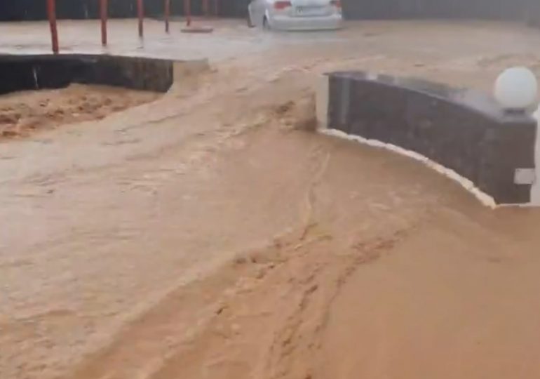 Staggering videos show Brit hols hotspot Lanzarote SWAMPED by floods as island deluged in two-hour in rainstorm