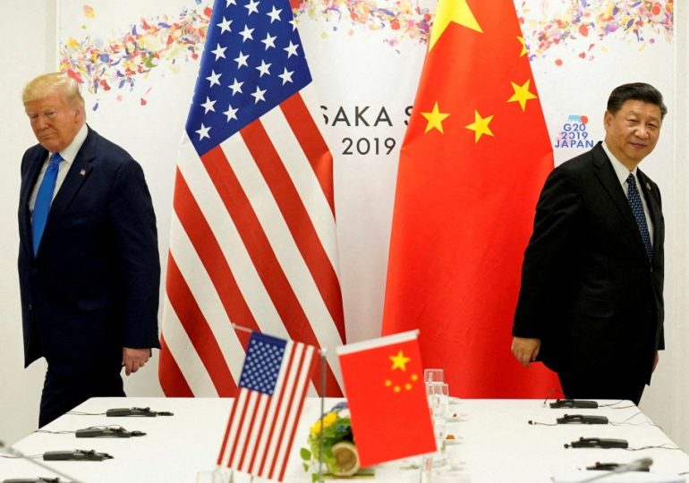 Donald Trump to spark all-out trade war by pummelling rival China with 104 per cent tariff