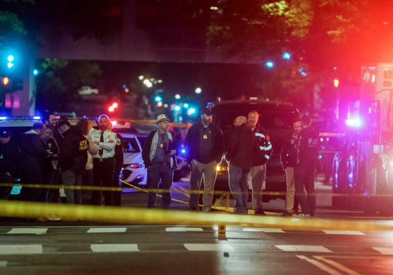 Israeli embassy worker couple shot dead outside Jewish museum in Washington DC by gunman chanting ‘Free Palestine’