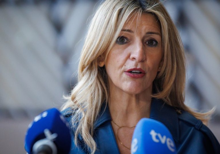 Spain’s deputy PM attacked by man ‘with two knives’ in horror broad daylight attack as cops taser and arrest suspect