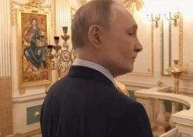 Putin shows off home chapel and favourite drink in bizarre Kremlin tour… and admits he ‘fights urge to punch people’