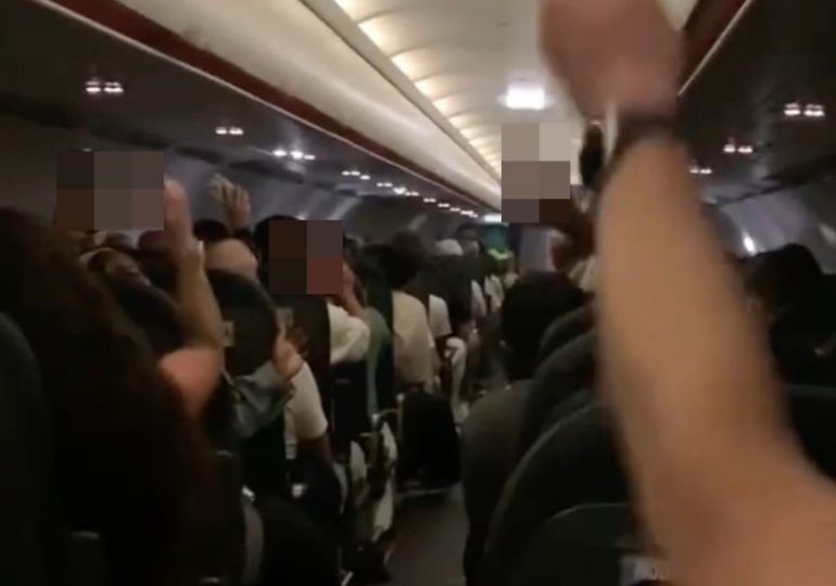 EasyJet flyer terrified as ‘drunk’ rowdy Brits turn Ibiza plane into ‘mid-air nightclub’ as she slams ‘scum’ trippers