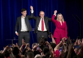 Australian Prime Minister Anthony Albanese Celebrates Winning a Second Three-Year Term