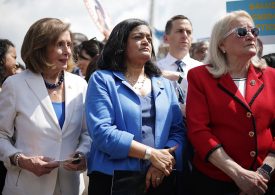 Hundreds of Protesters Outside Supreme Court Call on Justices to Protect Birthright Citizenship