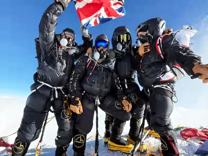 Veterans who completed record-breaking Everest ascent reveal they battled an avalanche and deadly diarrhoea