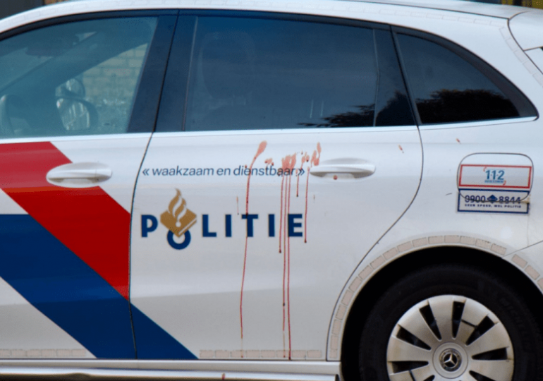 Multiple people stabbed including police officer in knife rampage in Netherlands as cop car left covered in blood