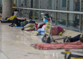 Inside ‘Zombieland’ airport infested with bedbugs where ‘hidden city’ of the homeless sleep on every level of terminal