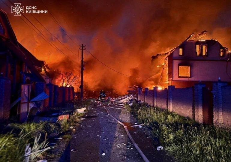 Nato scrambles fighter jets as Putin launches 2nd night of massive strikes on Kyiv leaving at least 7 dead