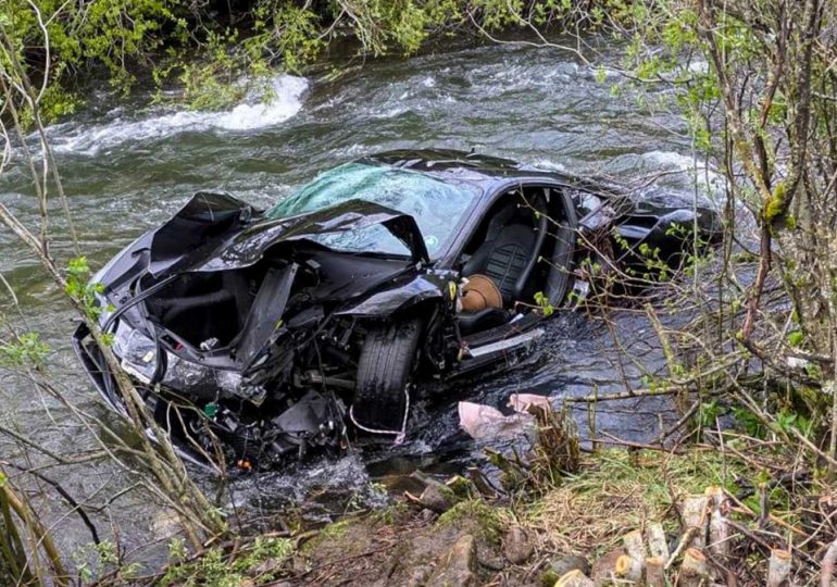 Brit couple dies after £300,000 Ferrari careers off mountain highway and plunges into river during rally in Spain