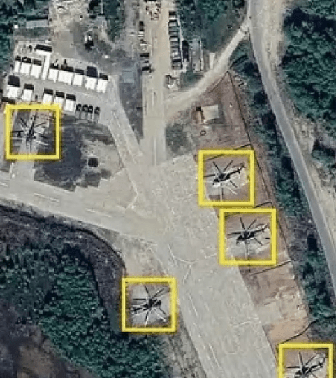 Satellite pics show Putin on the march as Russia masses troops 35 miles from Nato border with 2k soldiers & helicopters