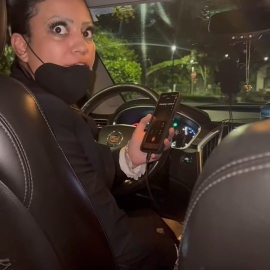 Watch terrifying moment raging Uber driver pulls GUN on female passenger after being told she has ‘crazy eyes’