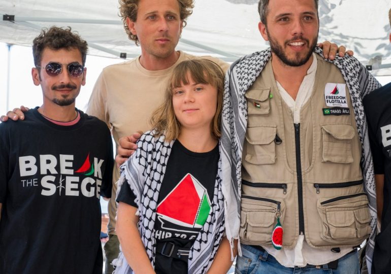 Inside twisted crew on Greta Thunberg’s Gaza ‘Freedom Flotilla’ from terrorist sympathiser to Nazi-ranting TV presenter