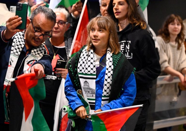 Greta Thunberg bizarrely claims she DIDN’T KNOW her ‘Freedom Flotilla’ crewmates had shown support for Hamas & Hezbollah