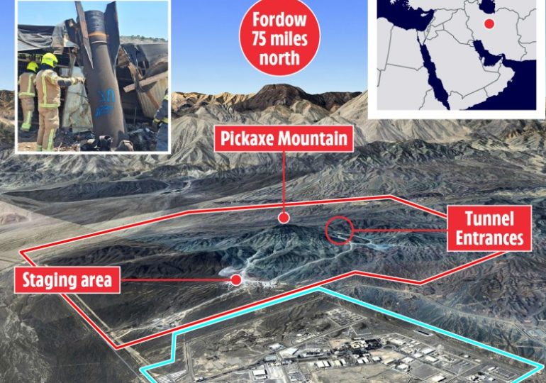Secret Iranian fortress Trump’s bombs CAN’T reach: Fears ultra-secure ‘Pickaxe’ mountain is perfect nuclear hiding place