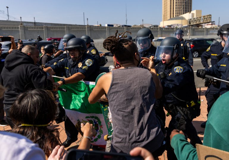 L.A. Protests Intensify as Police Report ‘Mass Arrests’ After Mayor Issued Downtown Curfew, While Trump Escalates Newsom Feud