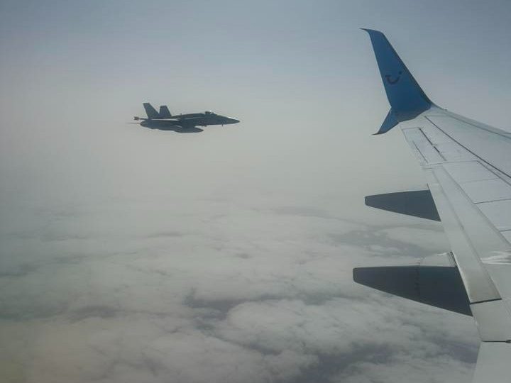 Fighter jets scrambled to Brit TUI flight to Lanzarote after terrifying bomb threat note is found in toilet