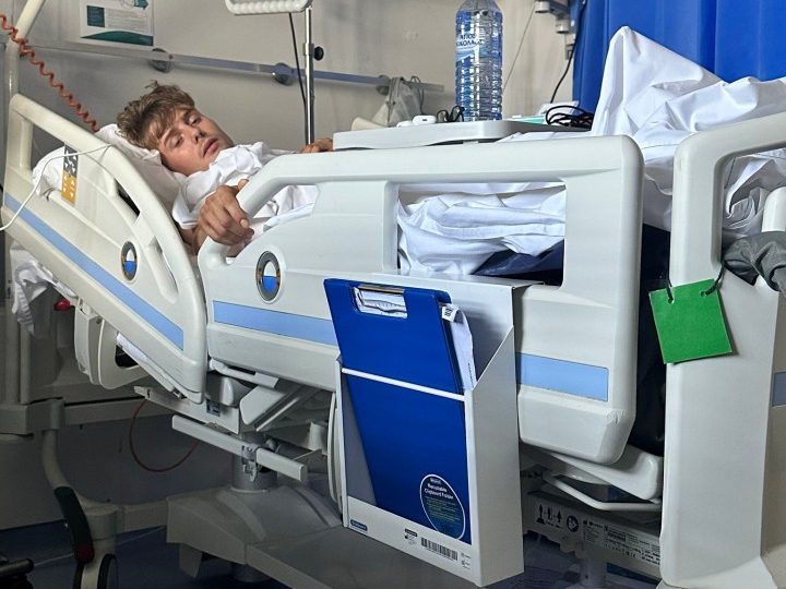 Brit dad, 24, suffers a broken spine in horror drunken Ayia Napa hotel fall after trying to leap between two balconies