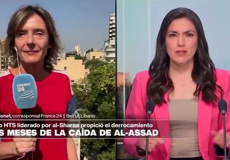 Incredible moment newsreader calmly carries on presenting during horror 6.5-mag EARTHQUAKE – as studio shakes around her