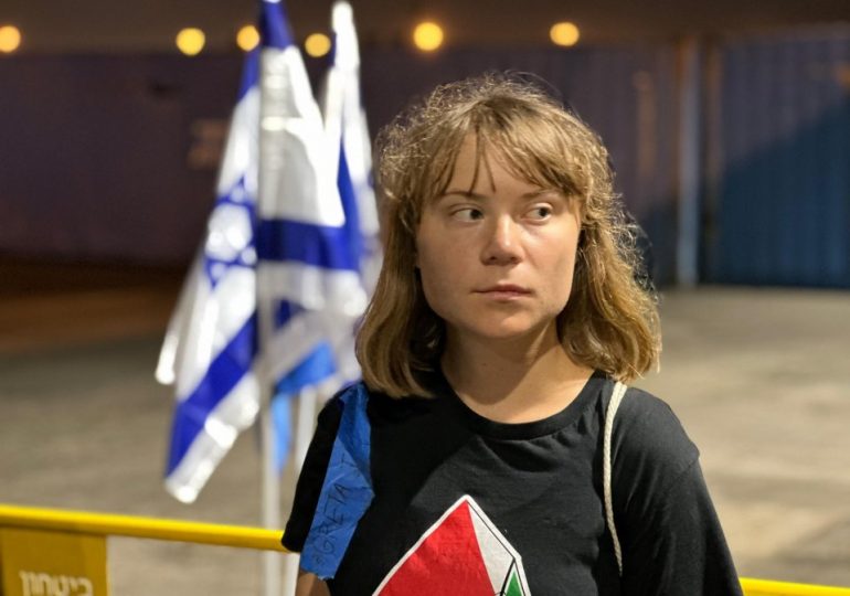 Greta Thunberg arrives on dry land & ‘will be deported’ after Israel seized ‘Freedom Flotilla’ stunt ship & twisted crew