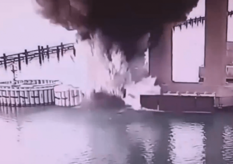 Ukraine special ops blast Putin’s beloved £3bn Crimean Bridge with bombs ‘planted MONTHS ago’ in latest daring attack