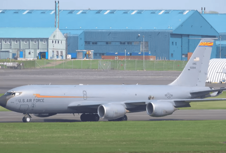 Clearest sign yet Trump is preparing to blitz Iran as huge US air armada of DOZENS of military jets lands in UK & Europe