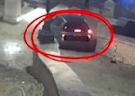 Shocking moment elderly driver takes his car hurtling down Rome’s iconic Spanish Steps – before saying ‘I got mixed up’