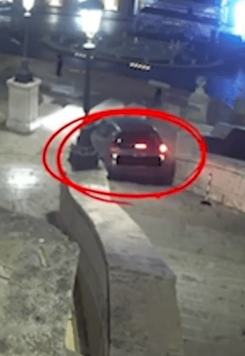 Shocking moment elderly driver takes his car hurtling down Rome’s iconic Spanish Steps – before saying ‘I got mixed up’