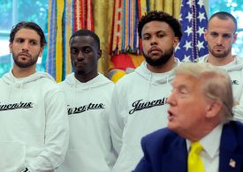 Trump Hosts Juventus Soccer Team, Discussing Iran and Transgender Athletes in Awkward Visit